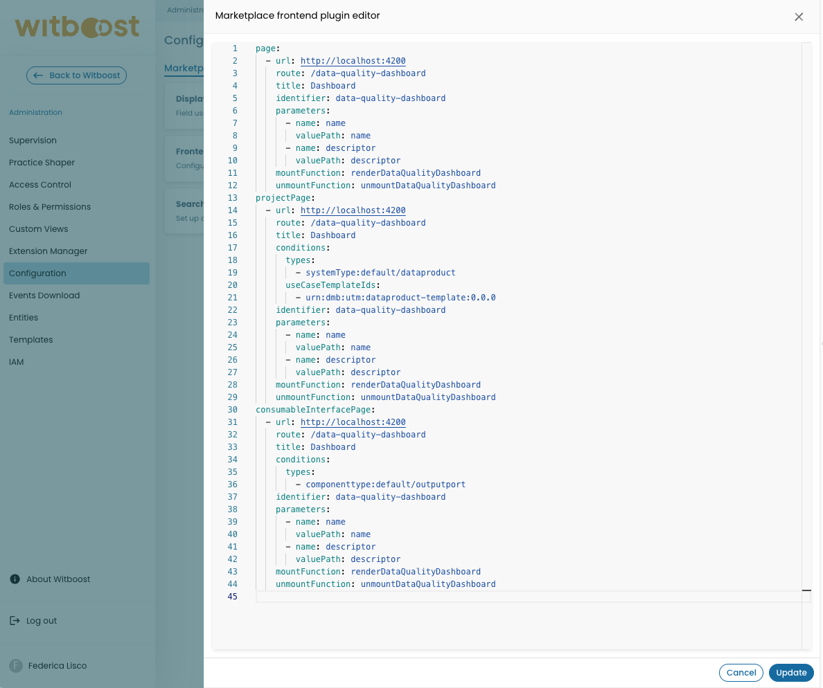 Marketplace Component General
