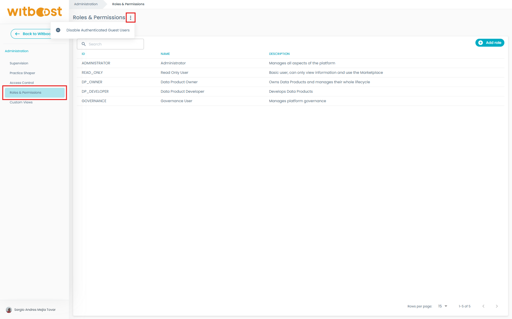Disabling guest users